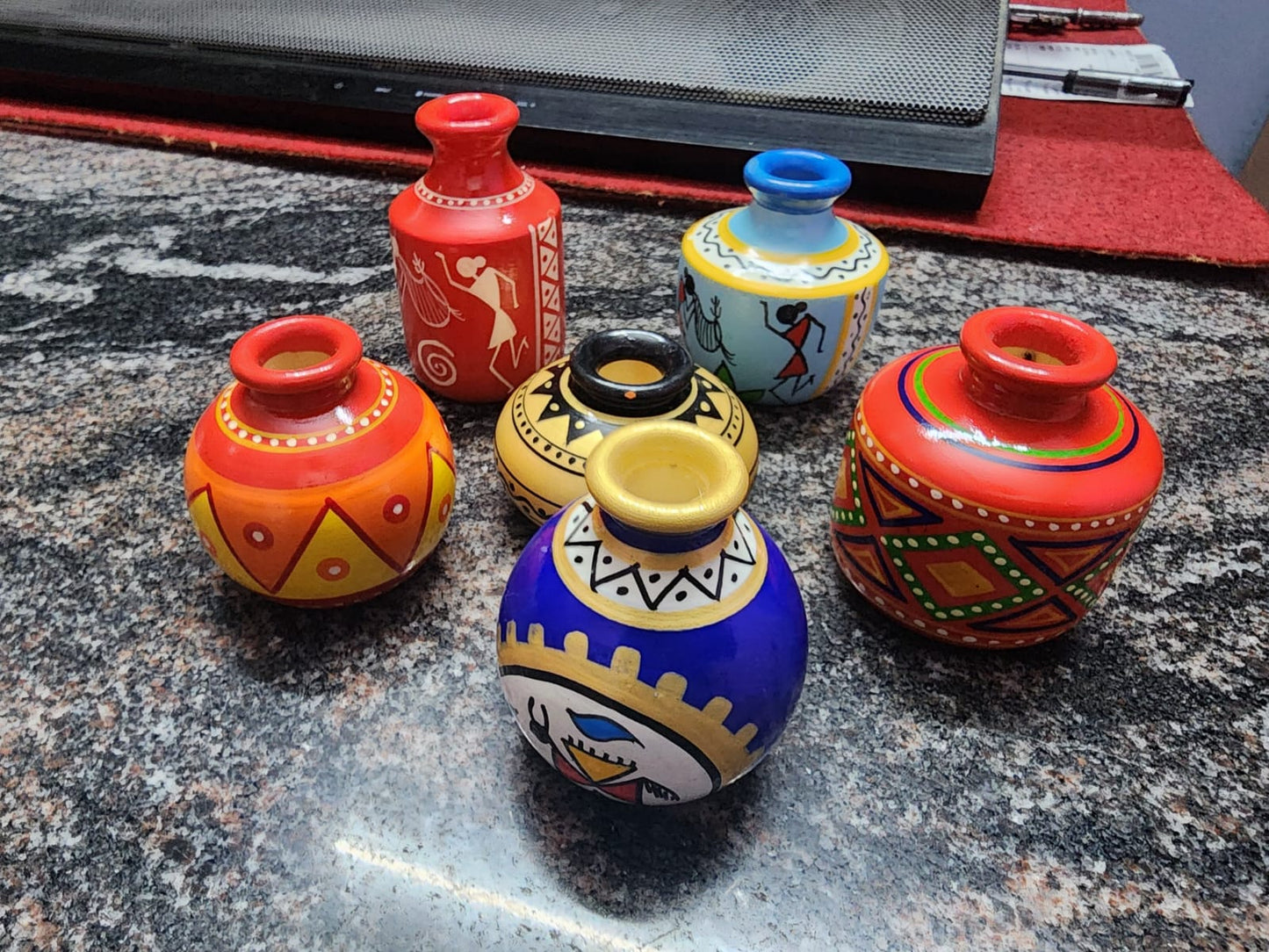 Wooden Pots Assorted Deigns