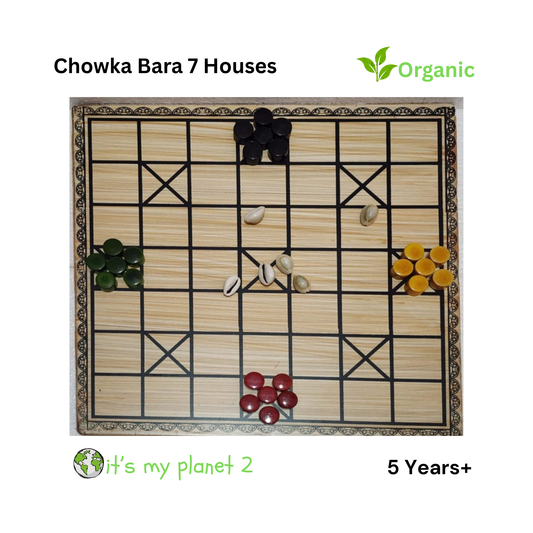 Chowka Bara / Ghatta Bara (2 Games in 1 Board)